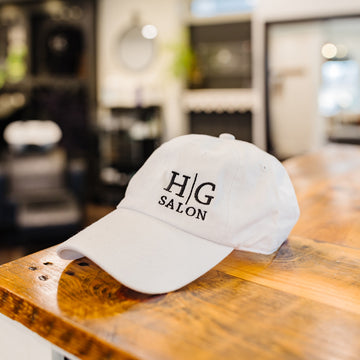 White Baseball Hat | Hello Gorgeous Salon