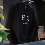 Black Crewneck Sweatshirt | Hello Gorgeous Salon